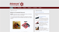 Desktop Screenshot of advancertechnologies.com